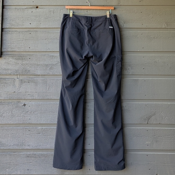 Eddie Bauer Fleece Lined Black Straight Leg Cargo Pants Size 4 - Picture 3 of 8
